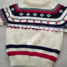 Load image into Gallery viewer, Vintage Knit Pattern Sweater 4t/5t
