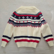 Load image into Gallery viewer, Vintage Knit Pattern Sweater 4t/5t

