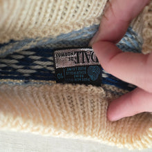 Load image into Gallery viewer, Vintage Wool Reindeer Pattern Knit Sweater kids 8/10 *flaw
