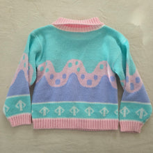 Load image into Gallery viewer, Vintage Worm + Apple Knit Sweater 2t/3t
