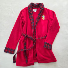 Load image into Gallery viewer, Older Pooh Plaid/Red Robe kids 6

