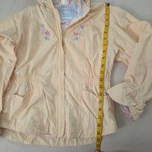 Load image into Gallery viewer, Vintage Floral Embroidered Yellow Hooded Jacket kids 6
