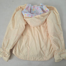 Load image into Gallery viewer, Vintage Floral Embroidered Yellow Hooded Jacket kids 6
