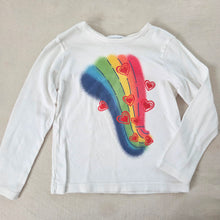 Load image into Gallery viewer, Vintage Oshkosh Rainbow Hearts Long Sleeve 5t
