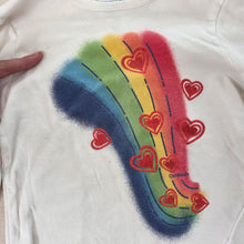 Load image into Gallery viewer, Vintage Oshkosh Rainbow Hearts Long Sleeve 5t
