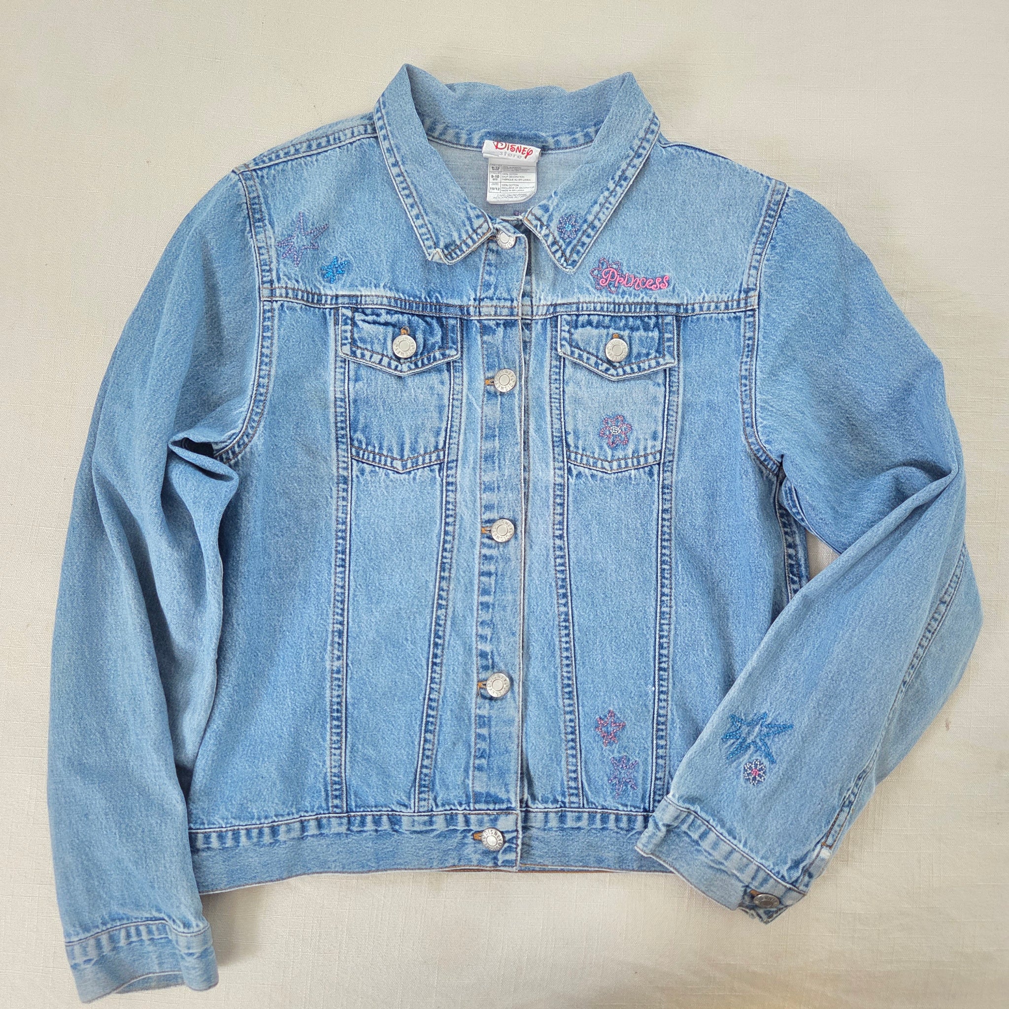 Y2k Disney Princess Jean Jacket kids 10/12 – Nostalgic Baby Vintage