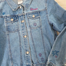 Load image into Gallery viewer, Y2k Disney Princess Jean Jacket kids 10/12
