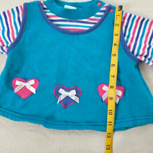 Load image into Gallery viewer, Vintage Heart Colorful Striped Long Sleeve 24 months
