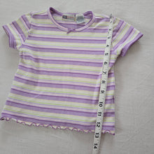 Load image into Gallery viewer, Vintage Girly Striped Shirt 2t/3t
