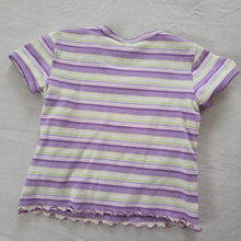 Load image into Gallery viewer, Vintage Girly Striped Shirt 2t/3t
