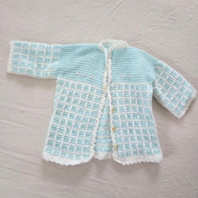 Load image into Gallery viewer, Vintage Blue Knit Sweater 0-3 months
