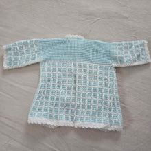 Load image into Gallery viewer, Vintage Blue Knit Sweater 0-3 months
