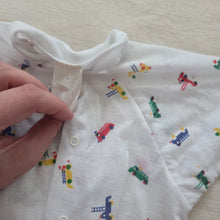 Load image into Gallery viewer, Vintage Cars Footed PJs 3 months
