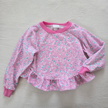 Load image into Gallery viewer, Vintage Floral Long Sleeve PJ Top 3t/4t
