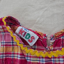 Load image into Gallery viewer, Vintage Pink/Orange Plaid Top 3t/4t
