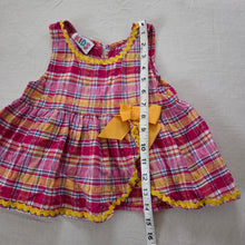Load image into Gallery viewer, Vintage Pink/Orange Plaid Top 3t/4t
