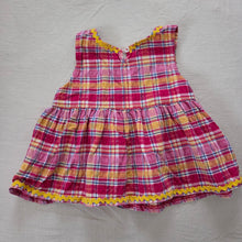 Load image into Gallery viewer, Vintage Pink/Orange Plaid Top 3t/4t
