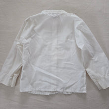 Load image into Gallery viewer, Vintage Girly White Dress Shirt 3t
