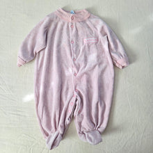 Load image into Gallery viewer, Vintage Lavender Footed PJs 3 months
