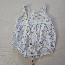 Load image into Gallery viewer, Vintage Nautical Bubble Romper 0-3 months
