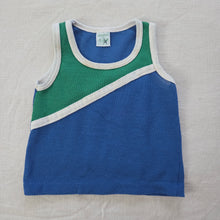 Load image into Gallery viewer, Vintage Blue/Green Tank Top 6-9 months
