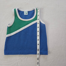 Load image into Gallery viewer, Vintage Blue/Green Tank Top 6-9 months
