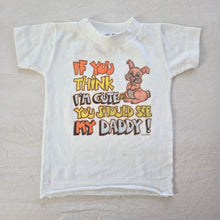 Load image into Gallery viewer, Vintage "Cute Like Daddy" Tee 2t
