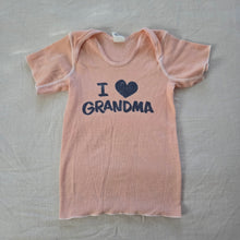 Load image into Gallery viewer, Vintage "I Love Grandma" Baby Tee 9-12 months

