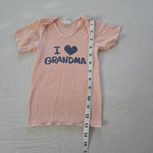 Load image into Gallery viewer, Vintage "I Love Grandma" Baby Tee 9-12 months
