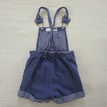 Load image into Gallery viewer, Vintage 70s Denim Shortalls 24 months
