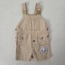 Load image into Gallery viewer, Vintage Healthtex Safari Tan Shortalls 6 months
