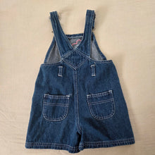 Load image into Gallery viewer, Vintage Y2k Flower Denim Shortalls 4t
