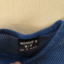 Load image into Gallery viewer, Vintage 80s Blue Mesh Tank Top 3t
