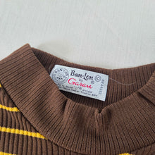 Load image into Gallery viewer, Vintage 70s Brown/Yellow Slim Shirt kids 5t/6
