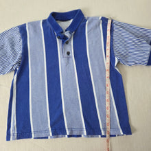 Load image into Gallery viewer, Vintage 90s Blue Striped Shirt 4t/5t
