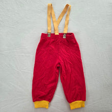 Load image into Gallery viewer, Vintage Red/Yellow Suspender Pants 12-18 months
