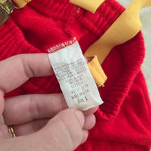 Load image into Gallery viewer, Vintage Red/Yellow Suspender Pants 12-18 months
