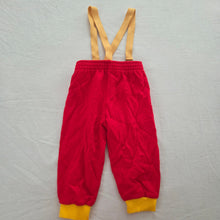 Load image into Gallery viewer, Vintage Red/Yellow Suspender Pants 12-18 months
