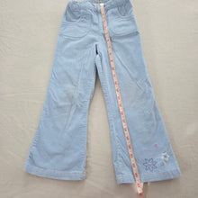 Load image into Gallery viewer, Y2k Flared Embroidered Cord Pants 4t
