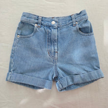 Load image into Gallery viewer, Vintage Rolled Cuff Jean Shorts kids 6/7
