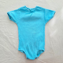 Load image into Gallery viewer, Vintage 70s Girly Blue Romper 9-12 months
