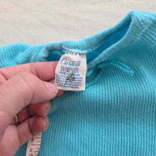 Load image into Gallery viewer, Vintage 70s Girly Blue Romper 9-12 months
