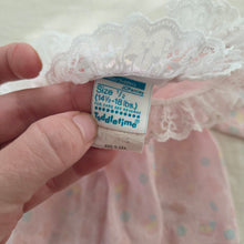Load image into Gallery viewer, Vintage Pink Pattern Frilly Top 3-6 months
