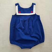 Load image into Gallery viewer, Vintage Florence Eisman Sailor Romper 18 months
