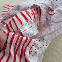 Load image into Gallery viewer, Vintage Sailor Bear Fishing Sunsuit 12 months
