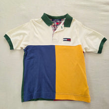 Load image into Gallery viewer, Vintage Tommy Hilfiger Color Block Polo kids 7
