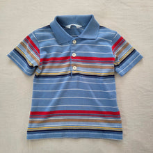 Load image into Gallery viewer, Vintage Healthtex Blue Colorful Striped Shirt 3t
