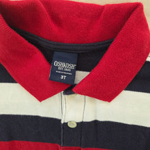 Load image into Gallery viewer, Y2k Oshkosh Striped Polo Shirt 3t

