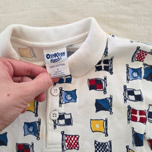 Load image into Gallery viewer, Vintage Oshkosh Flags Polo Shirt 4t
