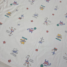 Load image into Gallery viewer, Vintage Oshkosh Animals + Toys Baby Blanket
